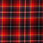 Innes Red Modern 13oz Tartan Fabric By The Metre